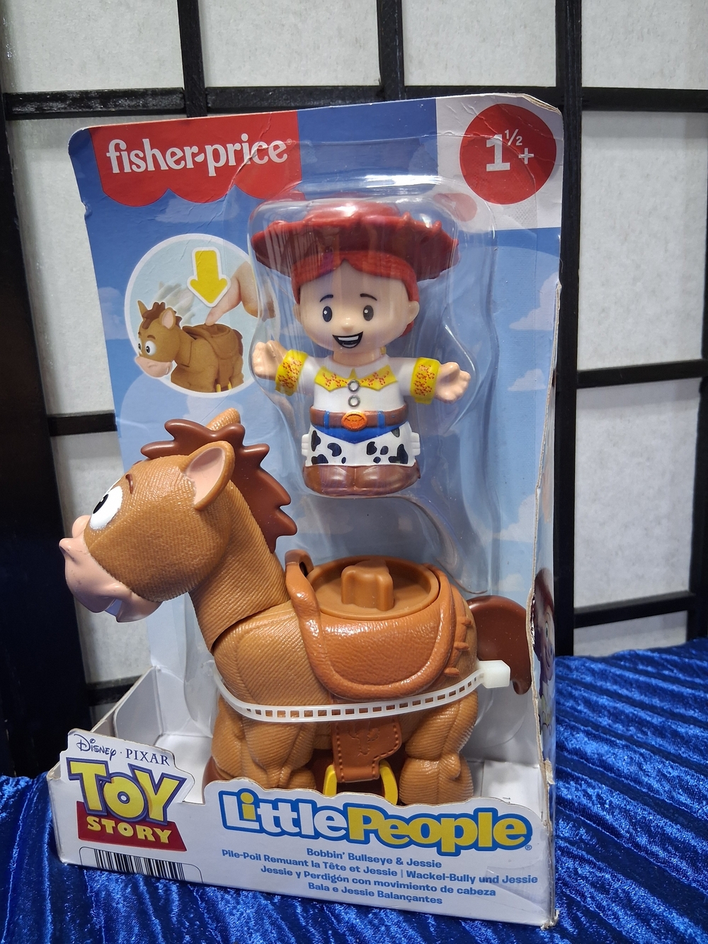 Fisher-Price Toy Story Little People Bobbin' Bullseye & Jessie Toy - Brown/Red - Picture 4 of 6
